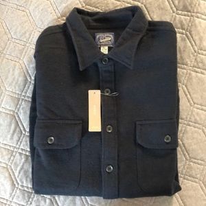 J. Crew Men's Chamois Work Shirt Jacket Slim